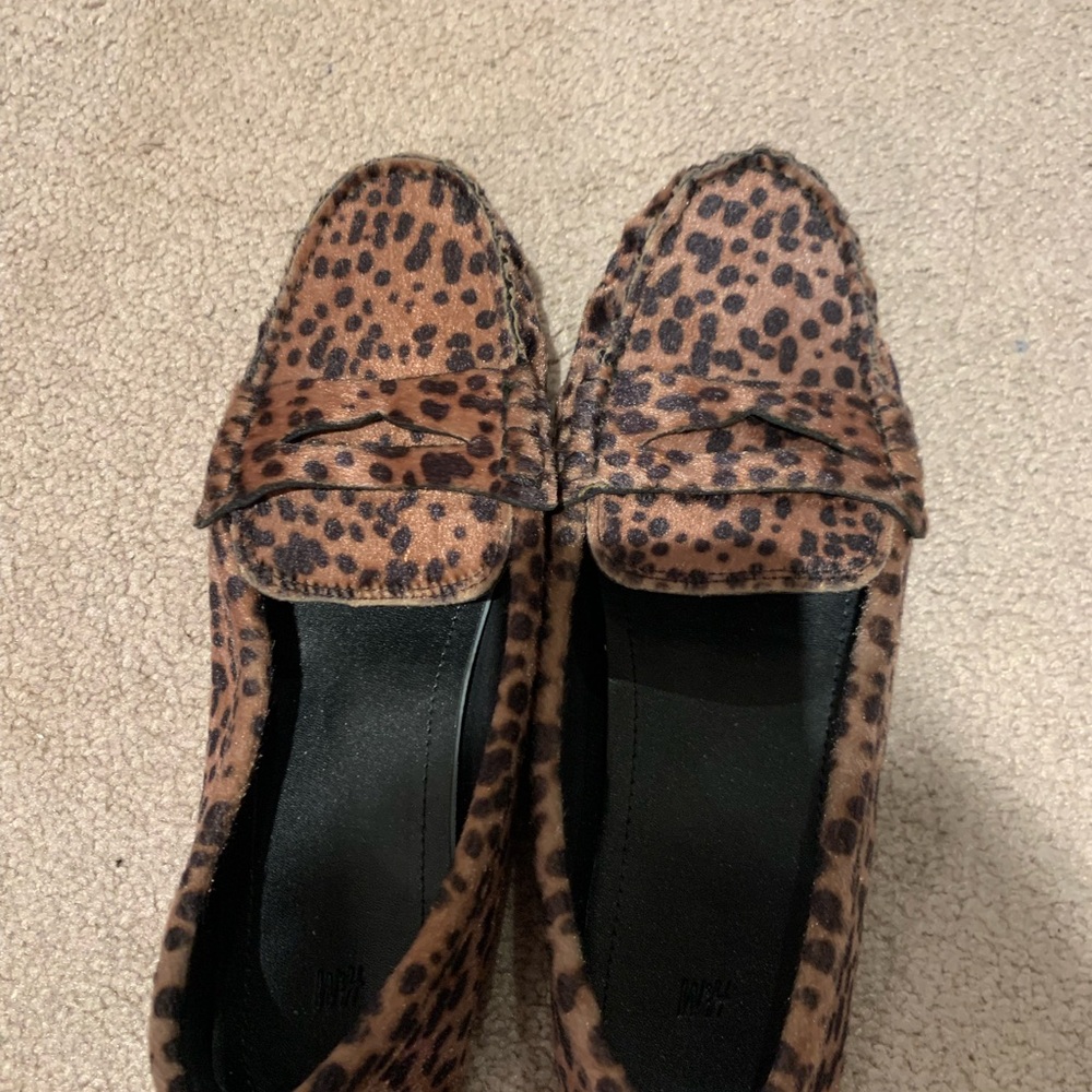 H&M Leopard Pattern Loafers